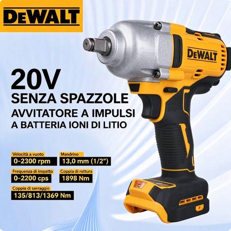 DEWALT DCF900 Avvitatore ad impulsi 18V XR Kit con Batteria e Caricabatteria per Officina Auto (1/5)