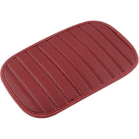 Housse de coussin d'accoudoir pour voiture, camion, SUV, console centrale, boîte à gants, coussin en cuir PU (1/4)