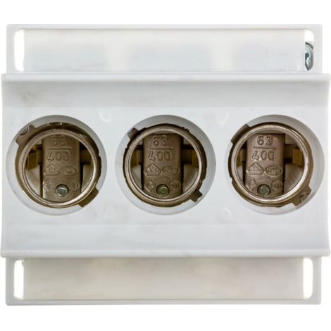 Porte-fusible pour rail 3P 63A D02 400V DIN D0 3268/3 VR D02/E18 LD02K63-3SS