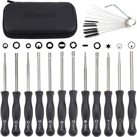 Lot de 12 Outils de Réglage Carburateur Moteur 2 Temps avec Tournevis pour Tronçonneuse (1/4)
