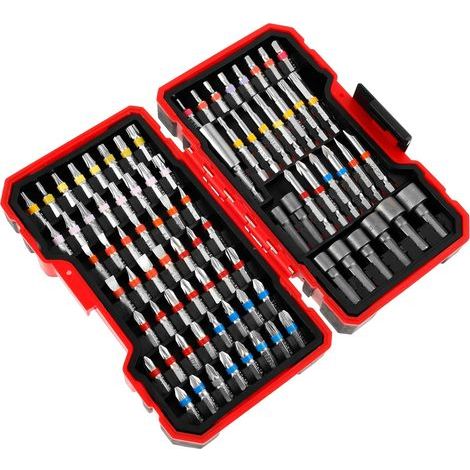 Professionelles Schraubendreher-Bit-Set, 83 Schlagschrauber-Bits mit Aufbewahrungskoffer (83 Teile) (1/5)