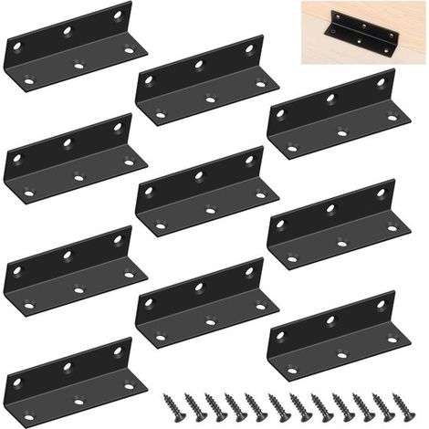 L-förmiger Winkelverbinder – Hochwertiges Edelstahl-Befestigungselement – 80 x 20 x 20 mm (1/4)