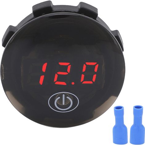 Compteur de tension de voiture Étanche à l'eau Affichage stable anti-vibrations Facile d'installation Courbe de tension du (1/5)