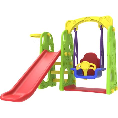 Playground bambini in plastica per esterno, completo di (1/5)