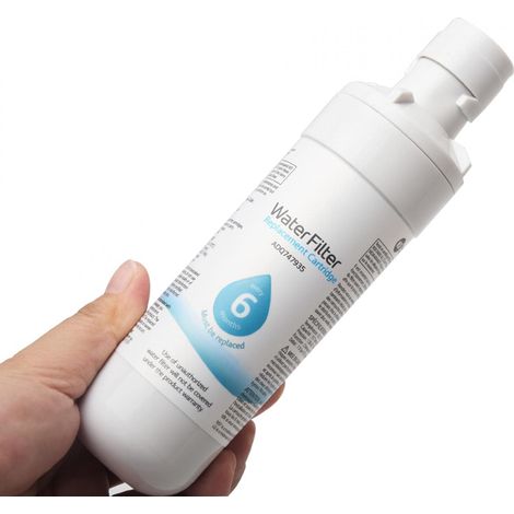 Filtre à eau de rechange LT1000P pour réfrigérateur avec élément filtrant, compatible avec 9980, convient pour les réfrigérateurs porte française et côte à côte (blanc, 1 pièce) (1/5)
