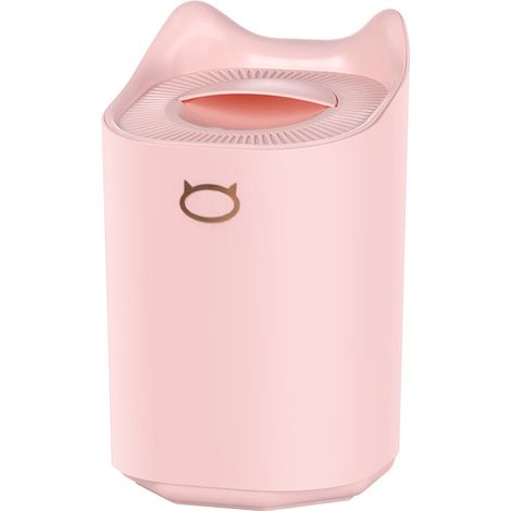 Humidificateurs d'air de 2,3 L pour chambre à coucher, pour grande pièce, salon, bureau, chargement USB avec 3 modes de brume, protection contre l'arrêt automatique, éclairage ambiant coloré, faible b (1/5)