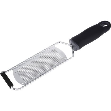 Käsereibe/Zitronenreibe – Edelstahl – für Wurzelgemüse/Obst/Gemüse/Schokolade/Ingwer – ergonomisch – Taschenformat