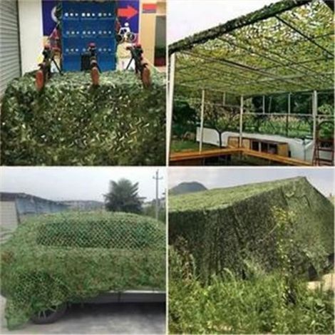 Filet de Camouflage - Woodlands - 4X5M - Résistant - Durable - Camouflage de jungle