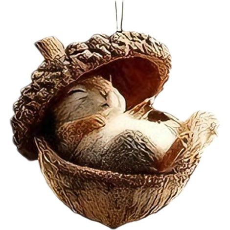 Ornements De Noël sur Le Thème Animal Et Gland Décorations en Acrylique 2D Ornement Animal Au Thème De La Nature Pour Les Fêtes De Voiture Rétroviseur Fenêtre Mur Porte En Hiver À La Maison (1/5)
