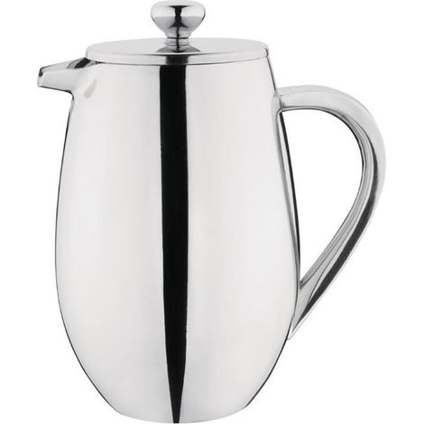 Cafetière isotherme en inox poli 6 tasses Olympia (1/4)