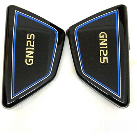 8x Pannelli laterali neri per telaio batteria moto GN125 GN 125
