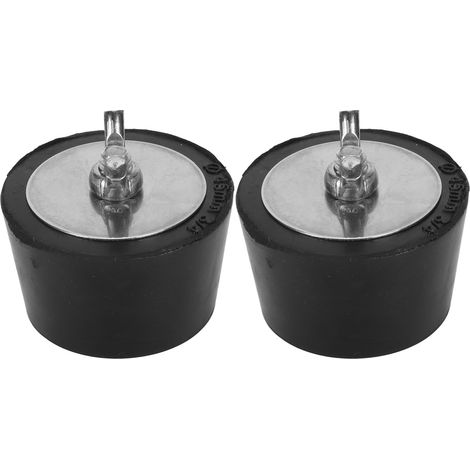 2 Bouchons d'hivernage piscine caoutchouc acier inoxydable, bouchons de dilatation pour tuyauterie piscine, raccords hiver, 45mm/1,8 pouce (1/5)
