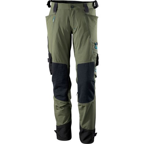 Mascot Bundhose ADVANCED wasserabweisend mit Knietaschen 17179, Gr. 54 moosgrün