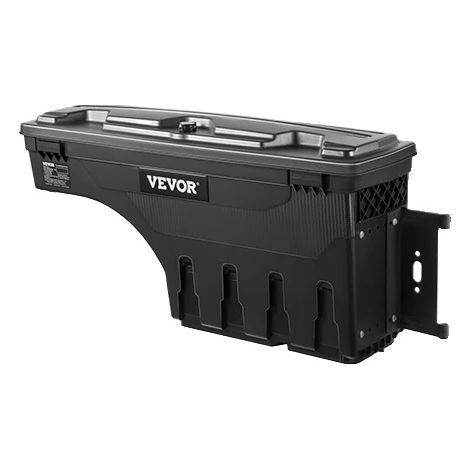 Coffre de rangement pour camion, couvercle verrouillable, design étanche, Dodge Ram (1/2)