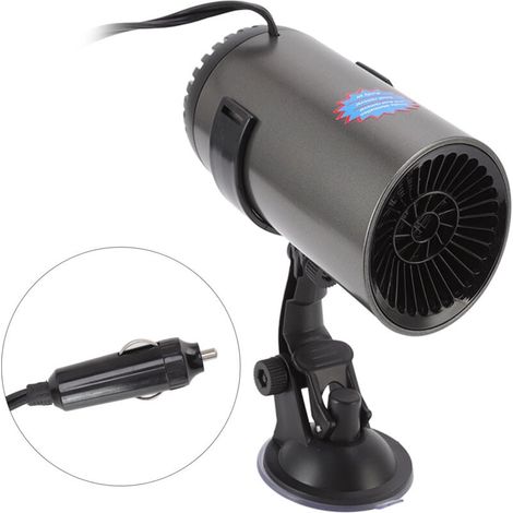 Allume Cigare 24V Portable Chauffage Rapide Désembueur Dégivreur Voiture Support Rotatif (1/4)