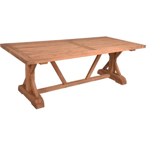 Terrassentisch aus recyceltem Teak-Holz GAZA-120, B/H/T: ca. 220/75/100 cm (1/4)