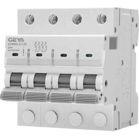 IluminaShop - Disyuntor de Corriente con Proteccion Contra Sobrecorriente (RCBO) 4P 40A 30mA (1/2)