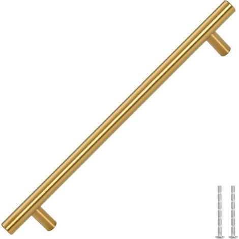 Cabinet Handles 5 pcs Gold 192 mm Stainless Steel vidaXL