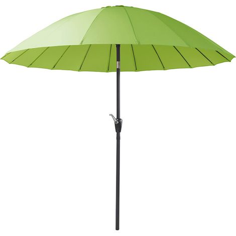 Ombrellone per esterno con palo centrale Atlanta verde (1/5)
