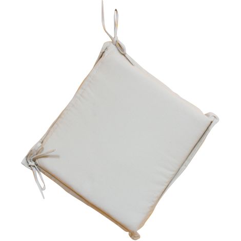 Coussin pour chaises et fauteuils e'te' 6 pcs 38x41 cm e'paisseur 5 cm couleur e'cru pour jardin exte'rieur