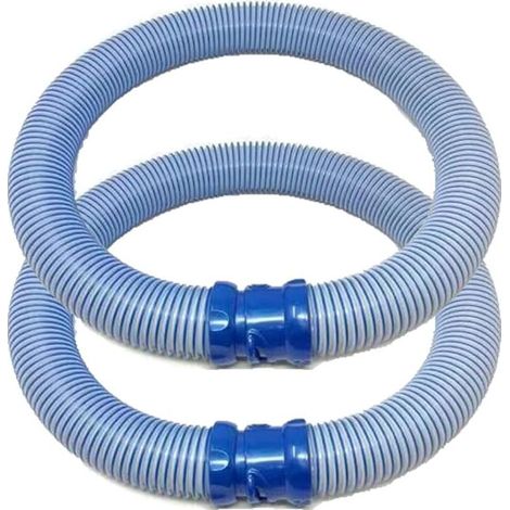 Lot de 2 Tuyaux pour Aspirateur de Piscine - Kit de Remplacement Compatible avec Zodiac MX6 MX8 - Tuyau à Verrouillage Torsion 39 Pouces (99,1 cm) pour Système de Nettoyage de Piscine (1/5)