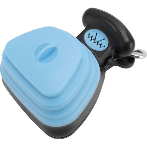 Ramasse-crottes portable et pliable pour chiens, idéal pour les voyages et les promenades. Sac inclus. (1/5)