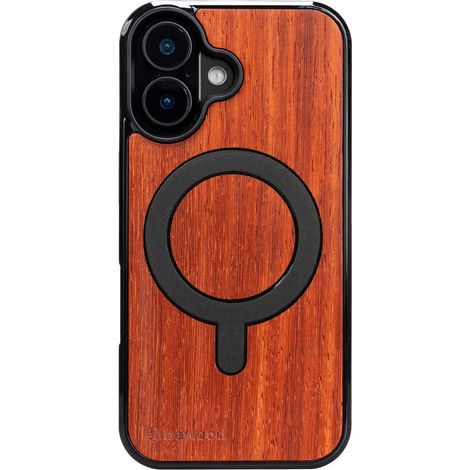 Étui en bois Bewood Padouk pour iPhone 17 avec MagSafe (1/2)