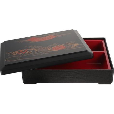 Boîte à bento de style japonais pour sushis, 3 compartiments, en (1/5)
