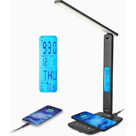 Schreibtischlampe – MARSEE – LED – Kabelloses Ladegerät – Verstellbar – Touch-Steuerung (1/5)