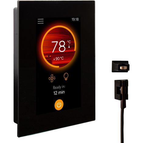 Harvia Fenix WiFi Control FX002XW Bedienteil mit Türsensor für Xenio-Saunasteuergeräte und XE Saunaöfen (1/4)