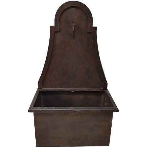 Fontaine murale marron 83x46x71cm