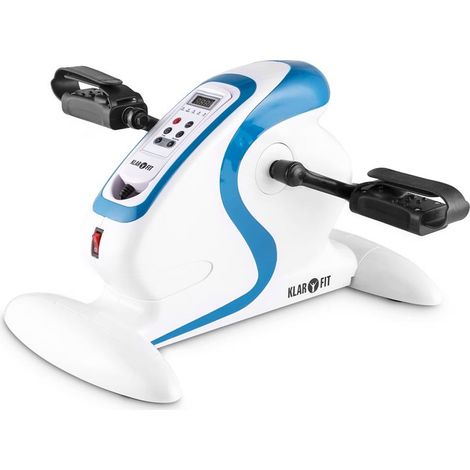 Cycloony MiniBike Appareil d'entraînement 120 kg télécommande blanc/bleu