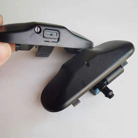 Buse de lave-glace chauffante compatible avec VW Tiguan, Jetta, Golf 5 - Réf. 2KD955986 / 2KD955985 (1/4)