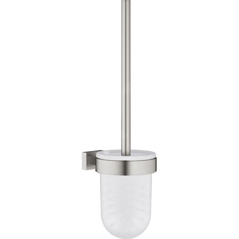 Grohe Essentials Cube Porte-balai de WC Finition inox brossé infinity, 40513DC1 (1/3)