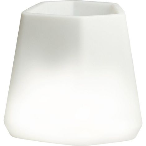 Vaso Luminoso da Giardino a LED 56x49x43 cm in Resina 5W Magnolia Bianco Freddo (1/5)