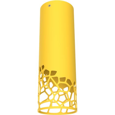 LUMICOM  ORGANIC Plafoniera, 1X E27, max 42W, metallo, giallo, H.30cm (1/2)