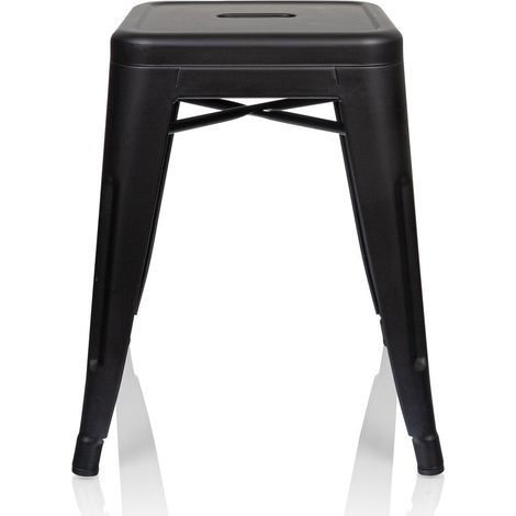 [GEBRAUCHT] B-Ware Hjh Office Hocker Sitzgelegenheit Vantaggio Metall Bistrohocker Schwarz Matt (1/2)