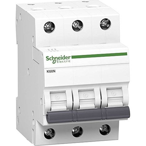 SCHNEIDER ELECTRIC A9K02340 MINIATURE CIRCUIT BREAKER C-TYPE 3P COURT CIRCUIT 40 A 230 V 54 MM 70 MM 81 MM 360 G