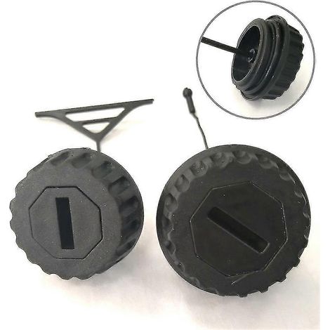 Bouchon de remplacement pour réservoir d'essence et d'huile pour tronçonneuses Stihl 021 023 025 026 034 036 038 044, accessoire de remplacement résistant à la corrosion [DB] (1/5)