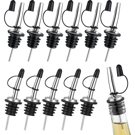 Bec verseur pour liqueur - Couvercle pour distributeur de boissons - Pour barman, maison, cuisine, chariot, boisson, vin d'olive (1/5)