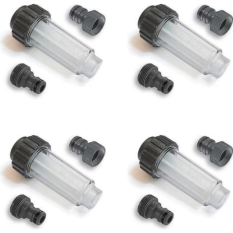Filtre à eau, préfiltre à eau, kit de filtration pour nettoyeur haute pression, pompe, irrigation de jardin (1/5)