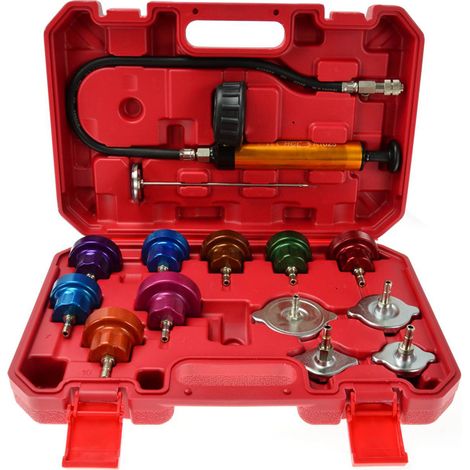 TESTER PRESSIONE RADIATORE IMPIANTO DI RAFFREDDAMENTO GEKO G02660 (1/3)