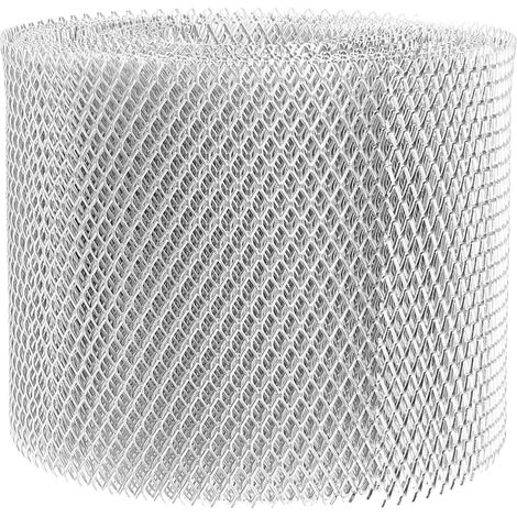Grille de Protection Gouttière en Alliage d'Aluminium 12,7 CM X 12,2 M, Filtre à Feuilles pour Gouttières, Protège-Gouttières Débris et Branches, Installation Flexible pour (1/5)