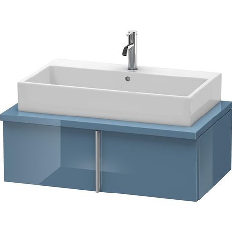 VERO mobile basso consolle 285x900x518mm pietra lucida blu
