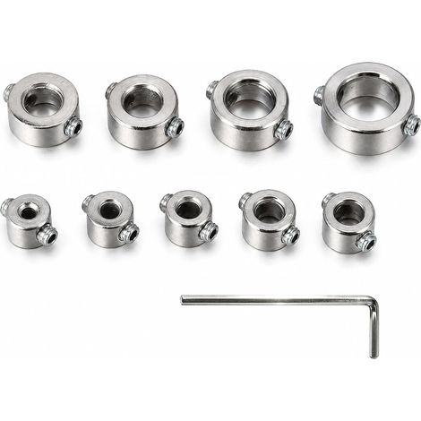 9 Bagues Butée Profondeur Forets 3-12 mm – Limiteur Perçage (1/5)