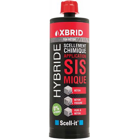 12 cartouches résine vinylester hybride application sismique 2 ATE - sans styrene - 420 ml