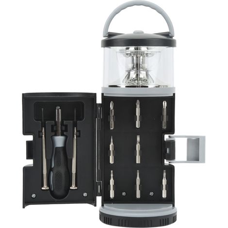 Ortviai Lanterne LED étanche pour camping + jeu de tournevis multifonction léger avec poignée ergonomique (1/5)