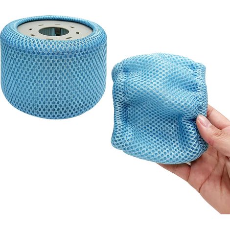 Lot de 2 filets de protection pour spa – Couvercle en maille pour filtration – Protège filtre de piscine – Facile à nettoyer (1/4)