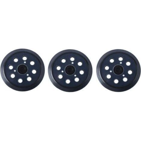 Platorello abrasivo da 125 mm compatibile con Makita 743081-8, sostituisce BO5010 BO5041K - Dischi abrasivi a 8 fori (3 pezzi) (1/3)