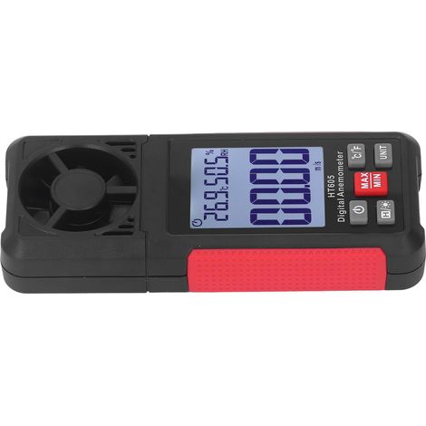 Anémomètre numérique 5 pales, faible résistance, mesure rapide et précise du débit d'air et de la vitesse du vent, avec rétroéclairage (1/5)